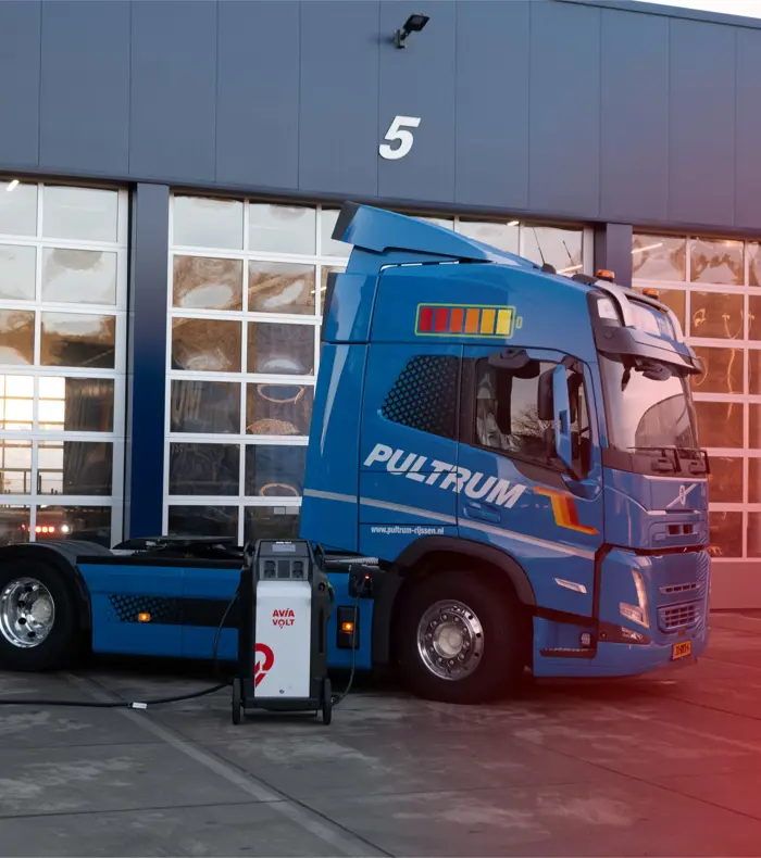 Pultrum Rijssen met AVIA VOLT Movable Charger